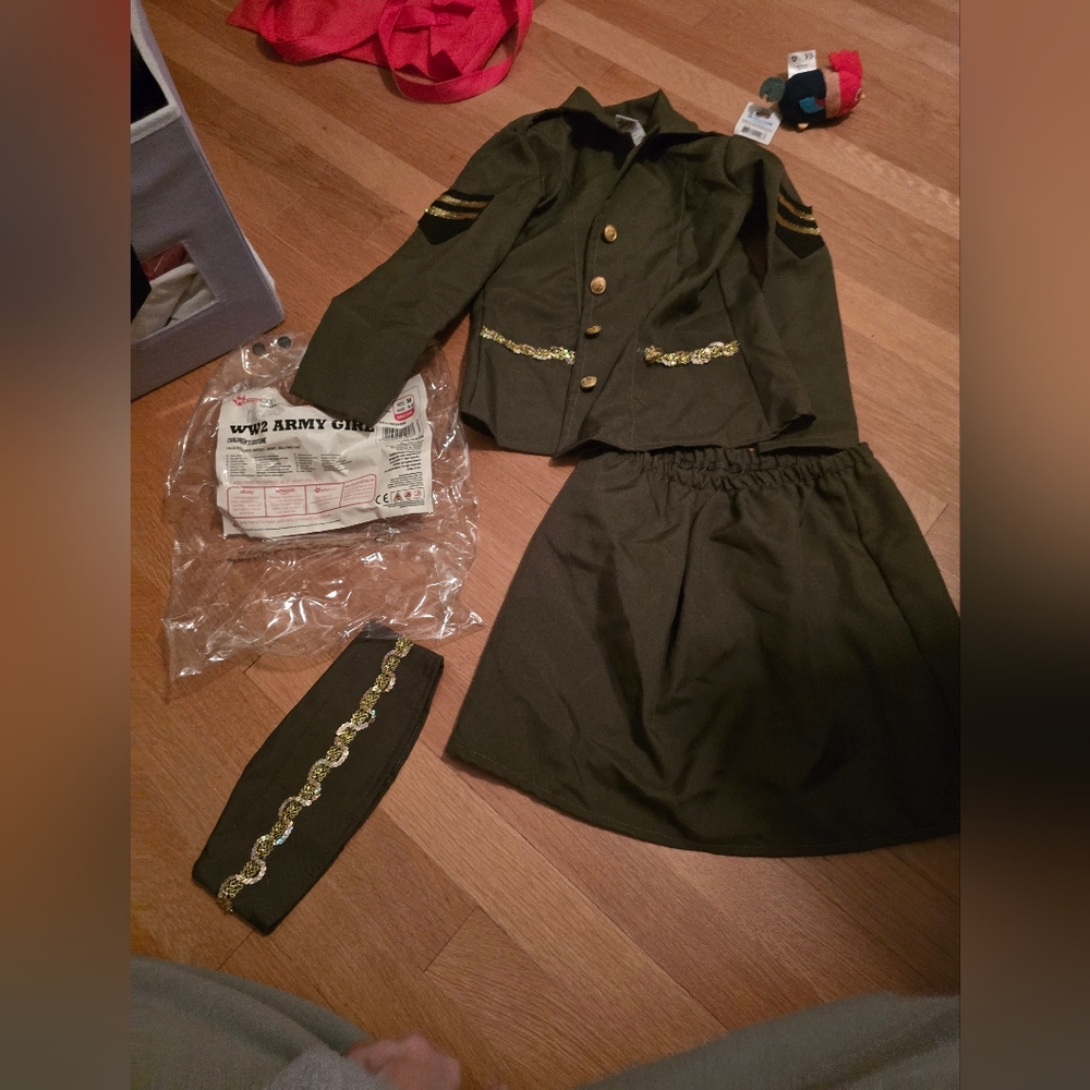 Kids Army Costume Set - Green